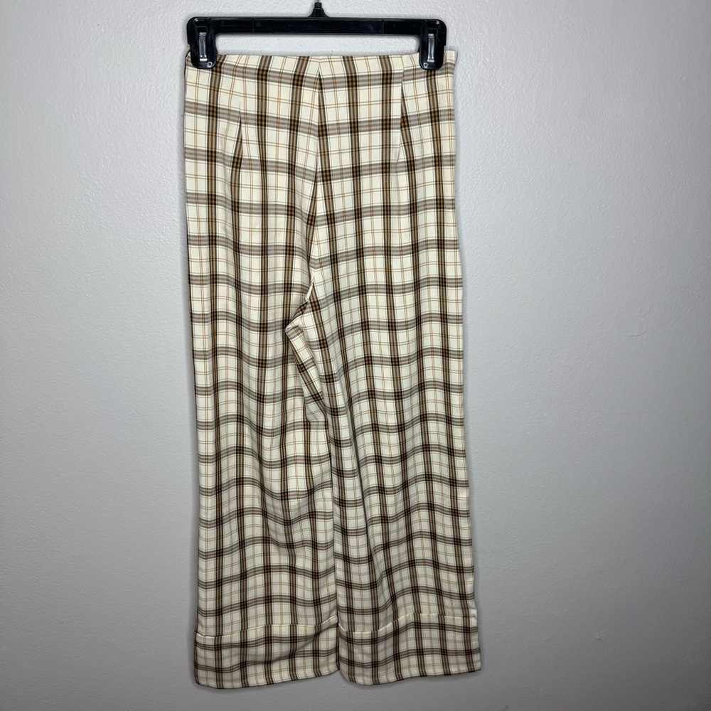 Princess Polly EUROS PANTS YELLOW CHECK - Picture 11 of 12